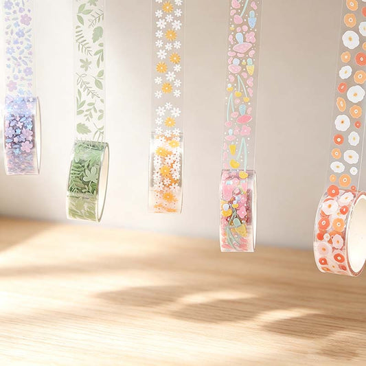Flower Whisper PET Deco Tape Set