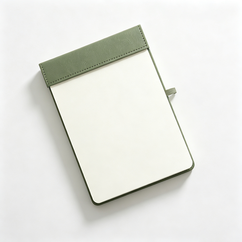 Faux Leather Tear-Off Notepad