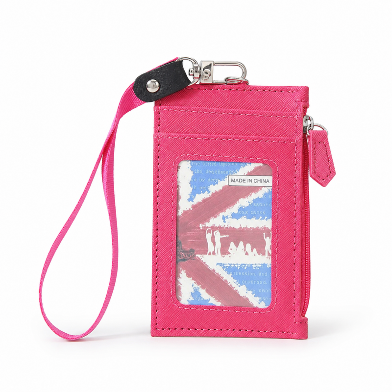 Multi Pocket Lanyard ID Card Holder