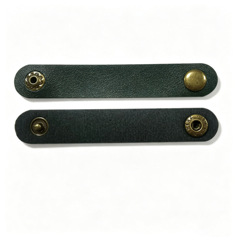 100 Snap Button Leather Cable Tie
