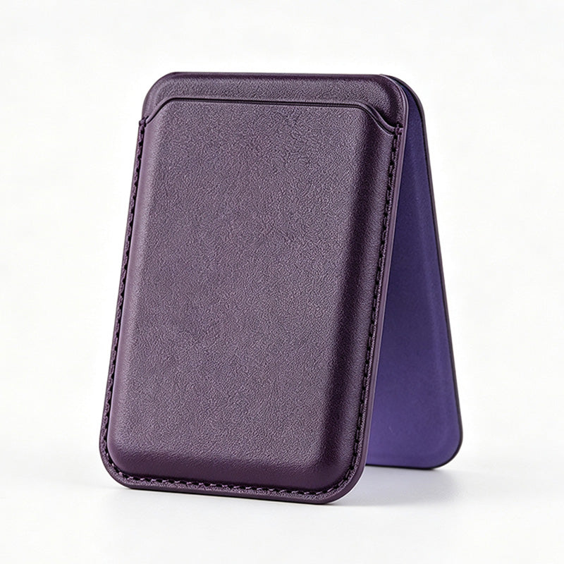 MagSafe Leather Card Wallet with Stand