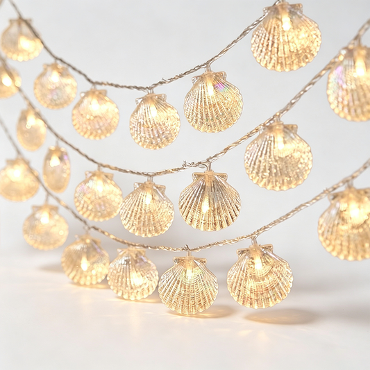 Seashell Battery Operated String Lights