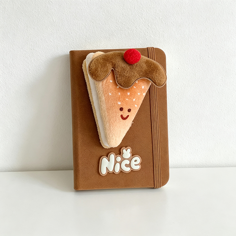 Snack Character Plush Pocket Notebook