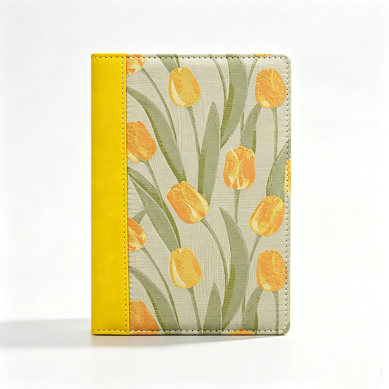 Flower Garden Fabric Notebook