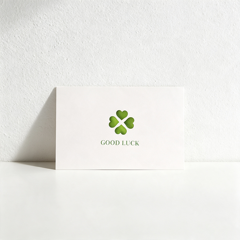 10 Minimal Symbol Cutout Greeting Card