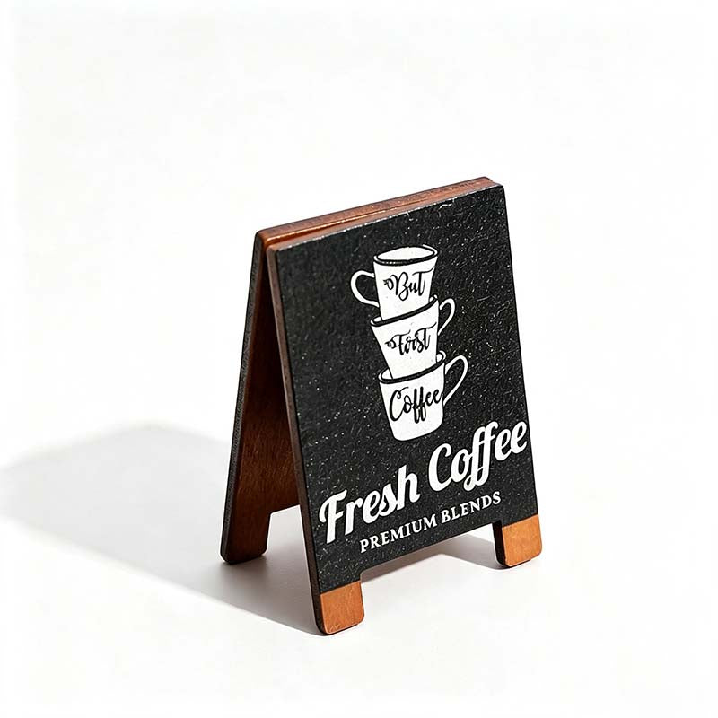 5 Cafe Sign Wooden Display Clip