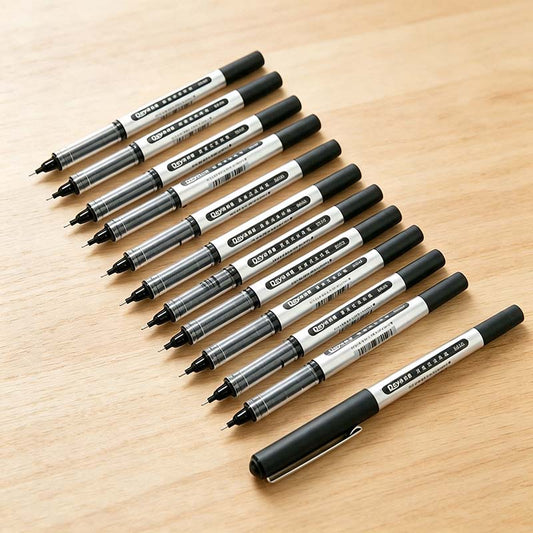 Black Fine Tip Gel Pen Set
