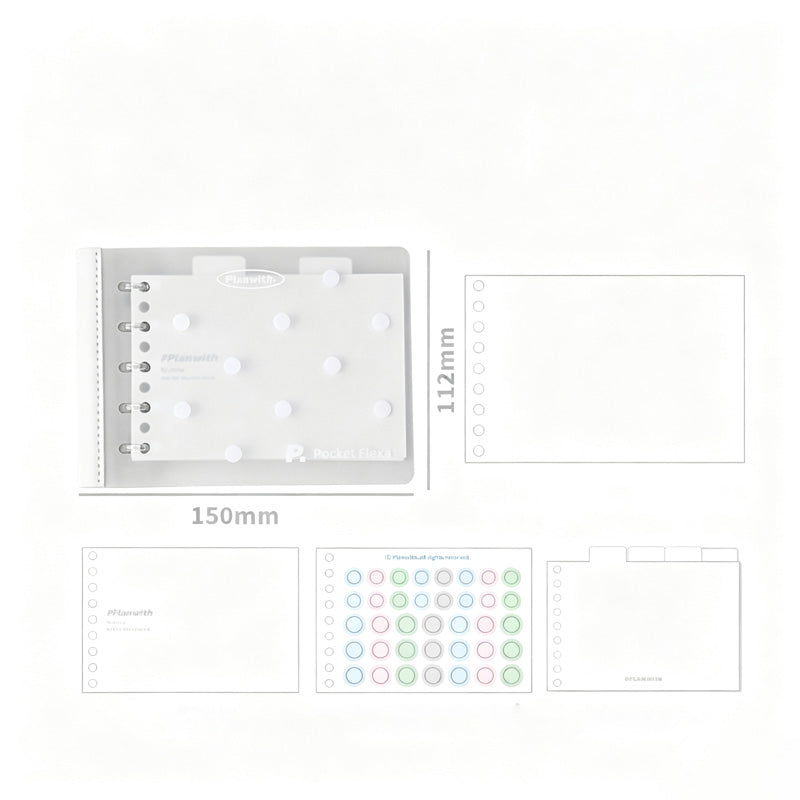 Pastel B5 Refillable Binder Notebook