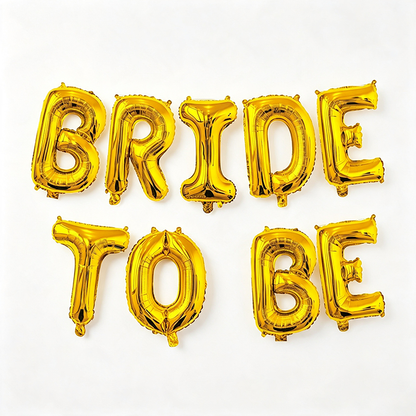 Bride To Be Foil Balloon Set