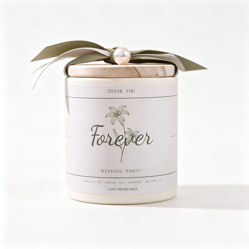 Round Ribbon Party Favor Box