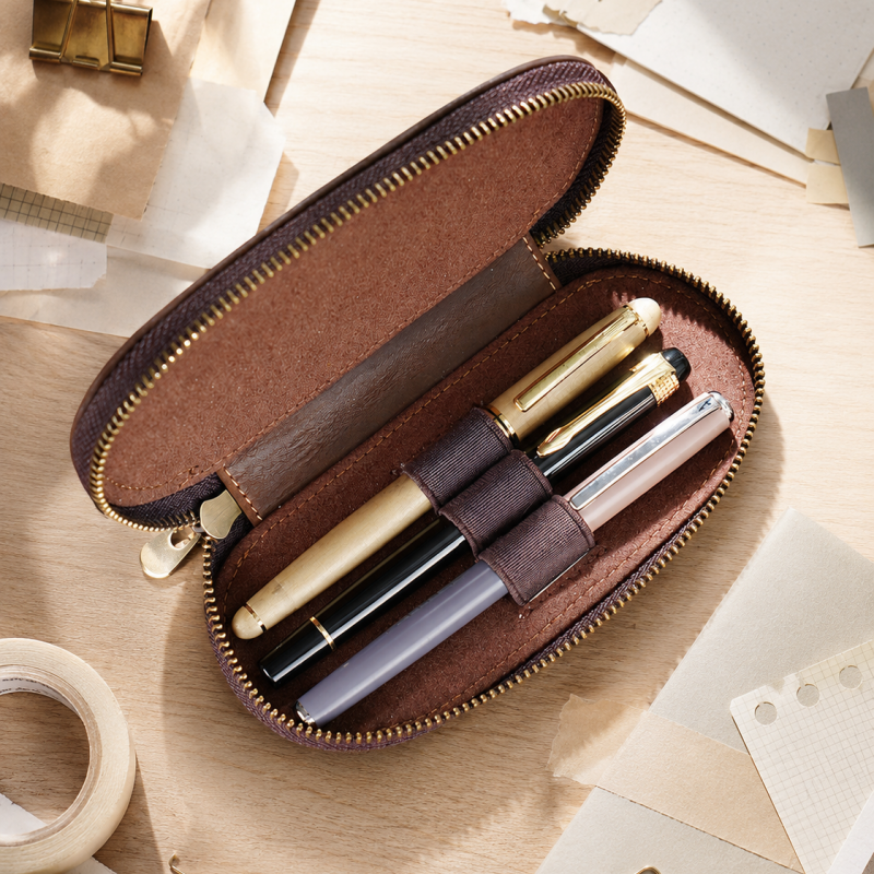 Oval Vintage Pencil Case
