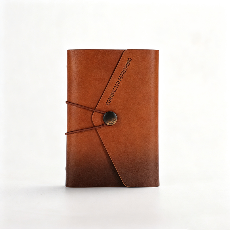 Retro Faux Leather Strap Journal