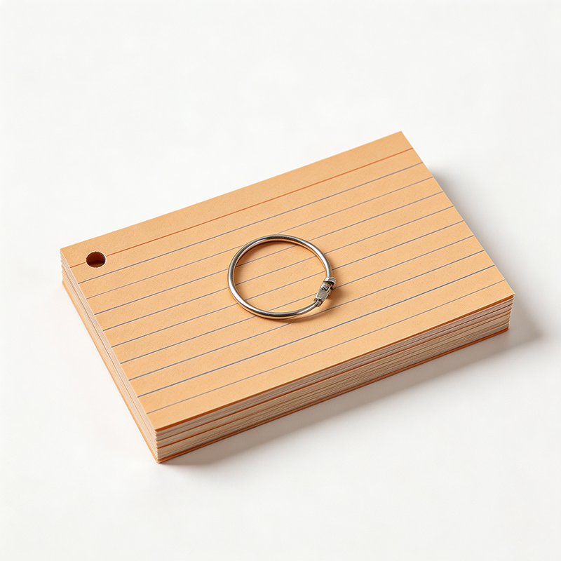 Vintage Ruled Index Cards – 150gsm Double-Sided