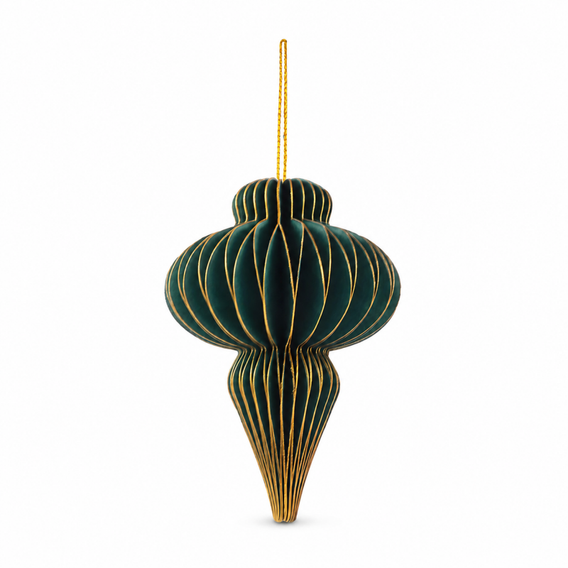 10 Honeycomb Christmas Ornament Collection
