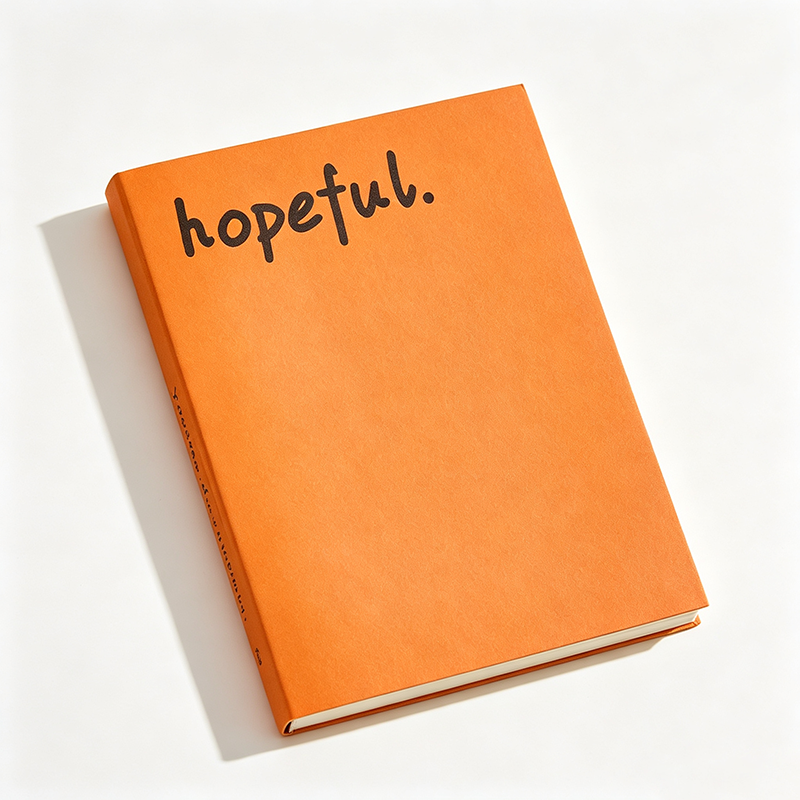 Colorful Bold Word Minimal Notebook