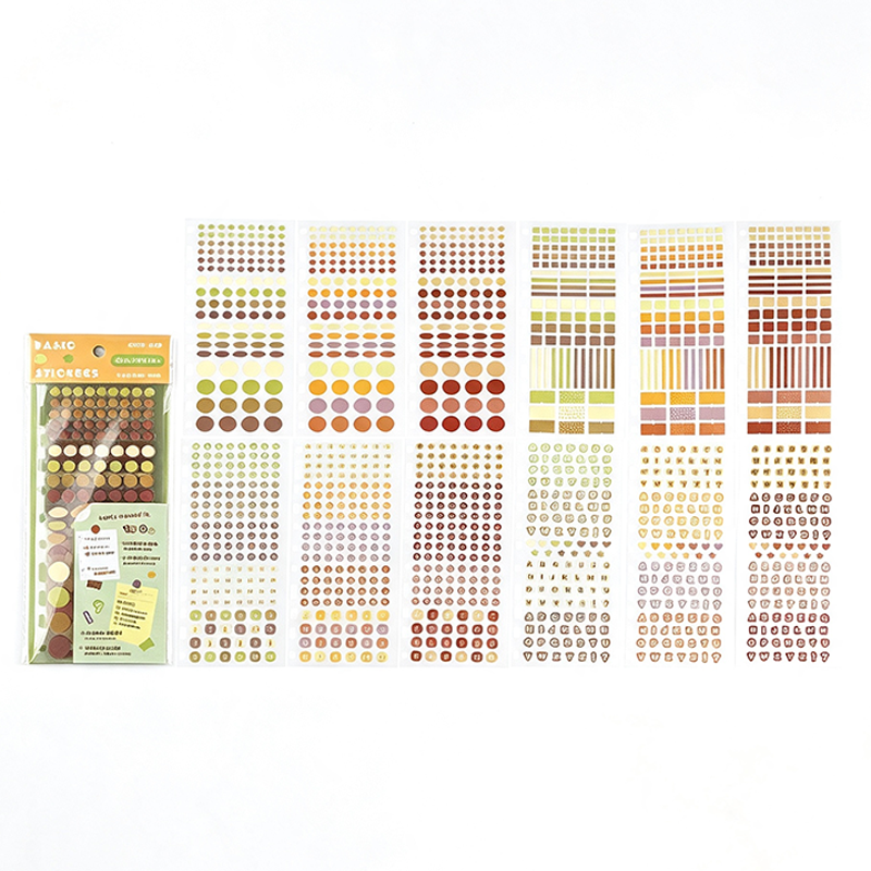 Mood Palette Functional Sticker Set Sticker Sheet