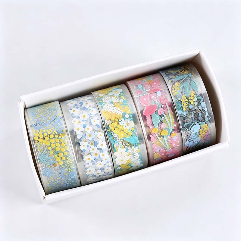 Flower Whisper PET Deco Tape Set