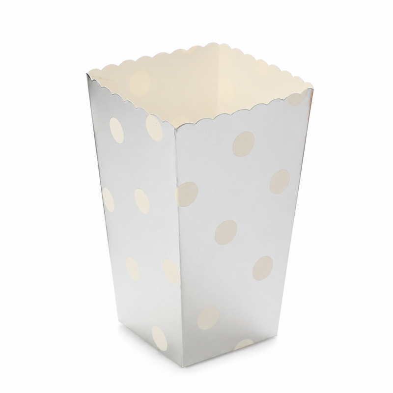 10 Foil Print Popcorn Boxes