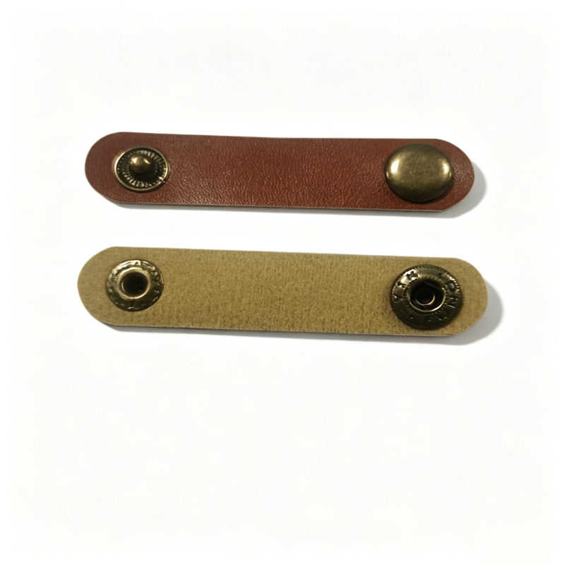100 Snap Button Leather Cable Tie