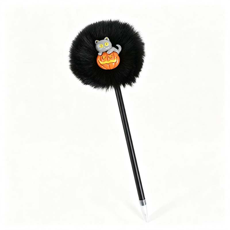Halloween Lollipop Plush Topper Gel Pen
