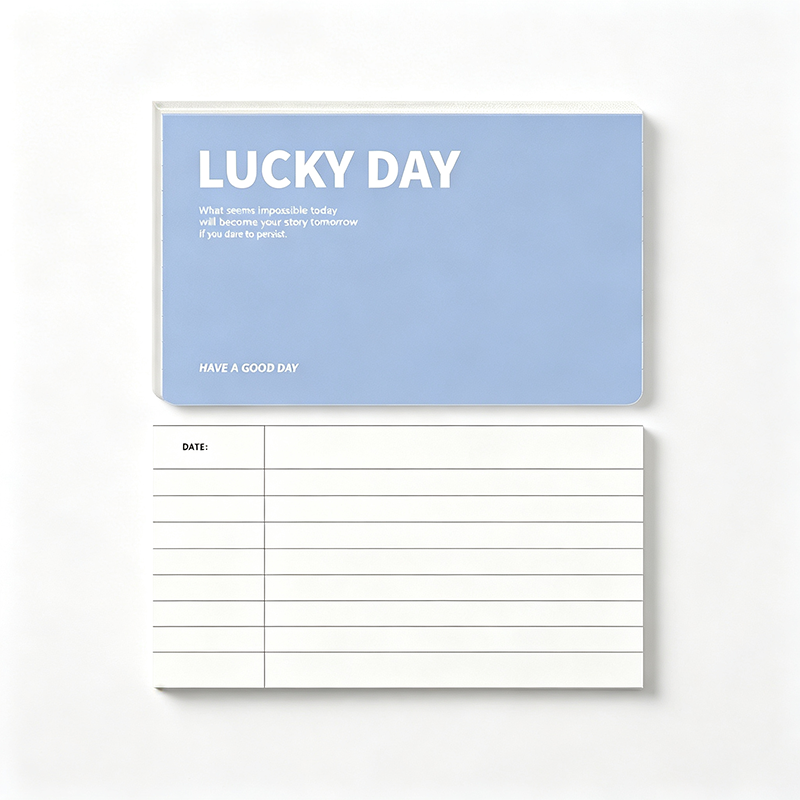 Lucky Day Flip Up Pocket Notebook