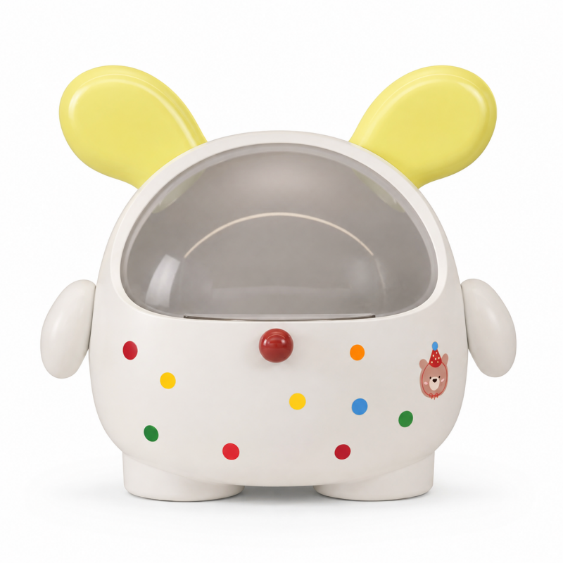 Cute Cartoon Desktop Storage Canister
