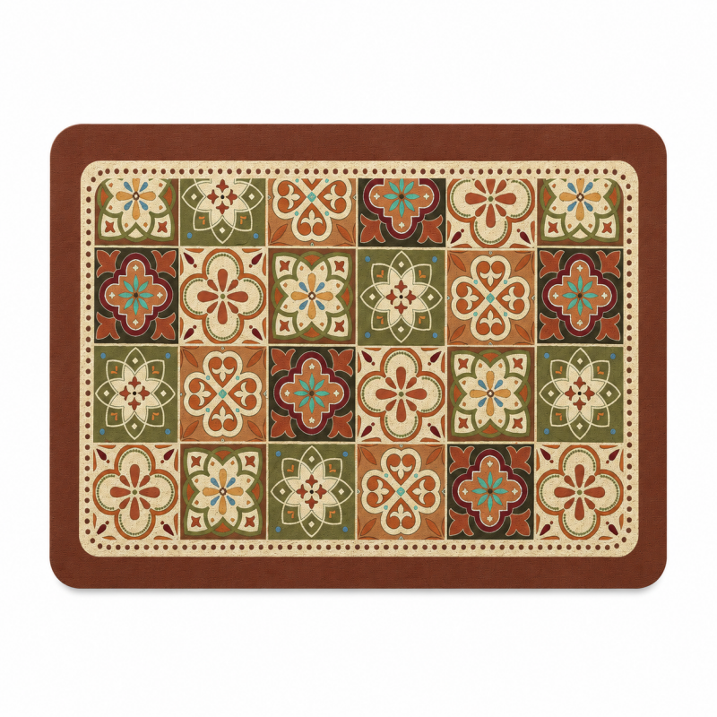 Cream Gingham Waterproof Placemat