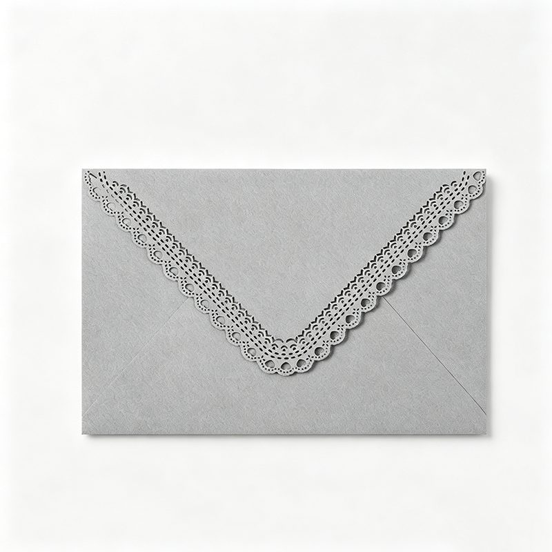 Lace Trim Color Envelopes