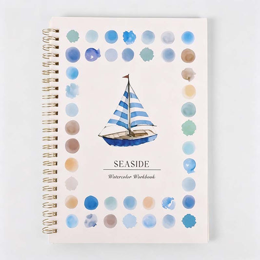 Botanical Dot Border Spiral Sketchbook