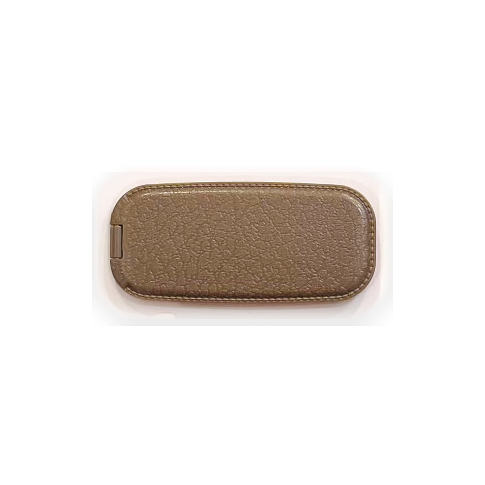 Leather-Texture Flip Mirror Phone Stand