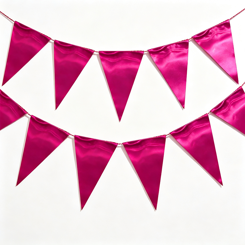 10 Meter Triangle Pennant Banner – 20 Flags