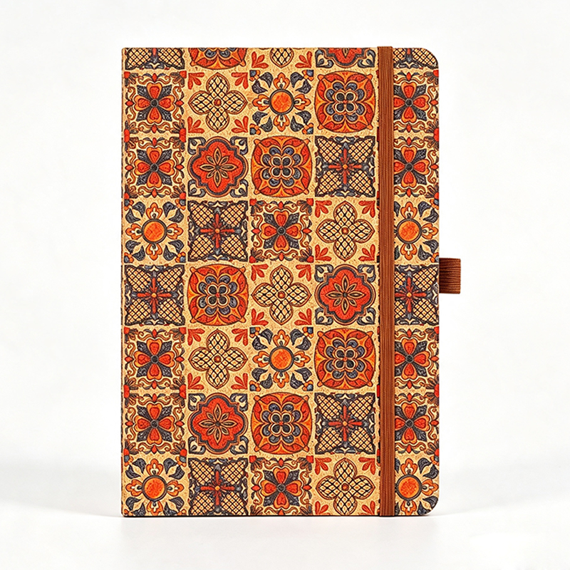 Artisan Pattern Cork Notebook