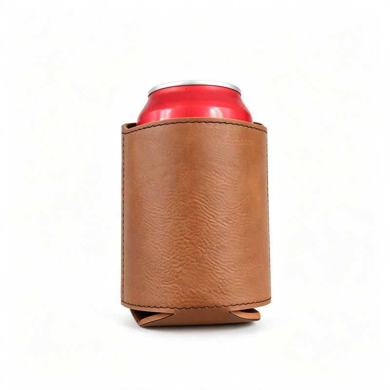 Snap Wrap Leather Cup Sleeve