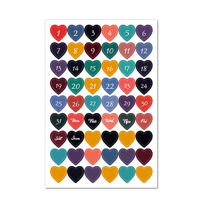 Colorful Planner Reminder Stickers Sticker Sheet