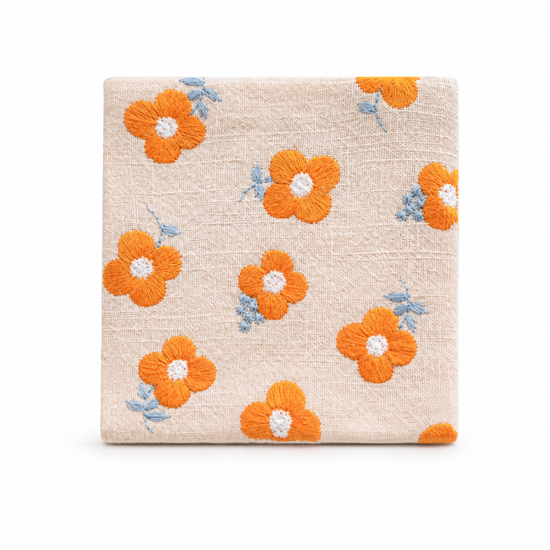 Patterned Fabric Pot Coasters