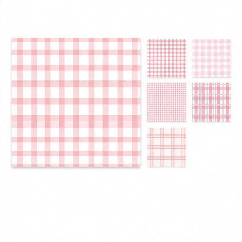 Plaid Grid Memo Pad