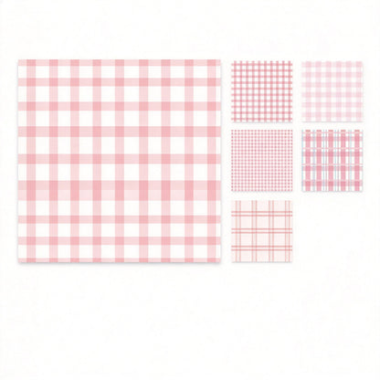Plaid Grid Memo Pad
