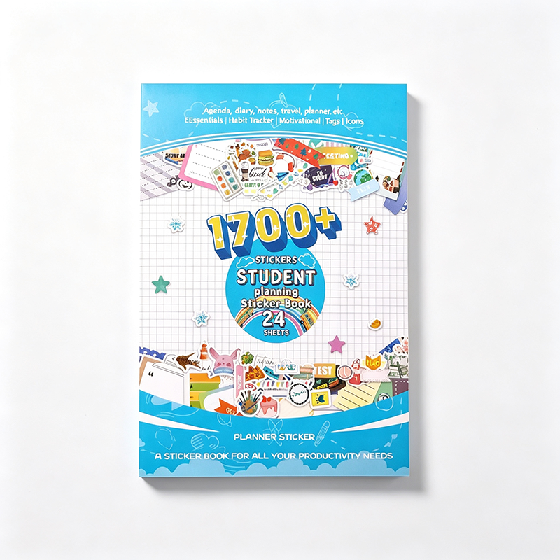 Aesthetic Planner Sticker Book – 24 Sheets, 1700+ Stickers