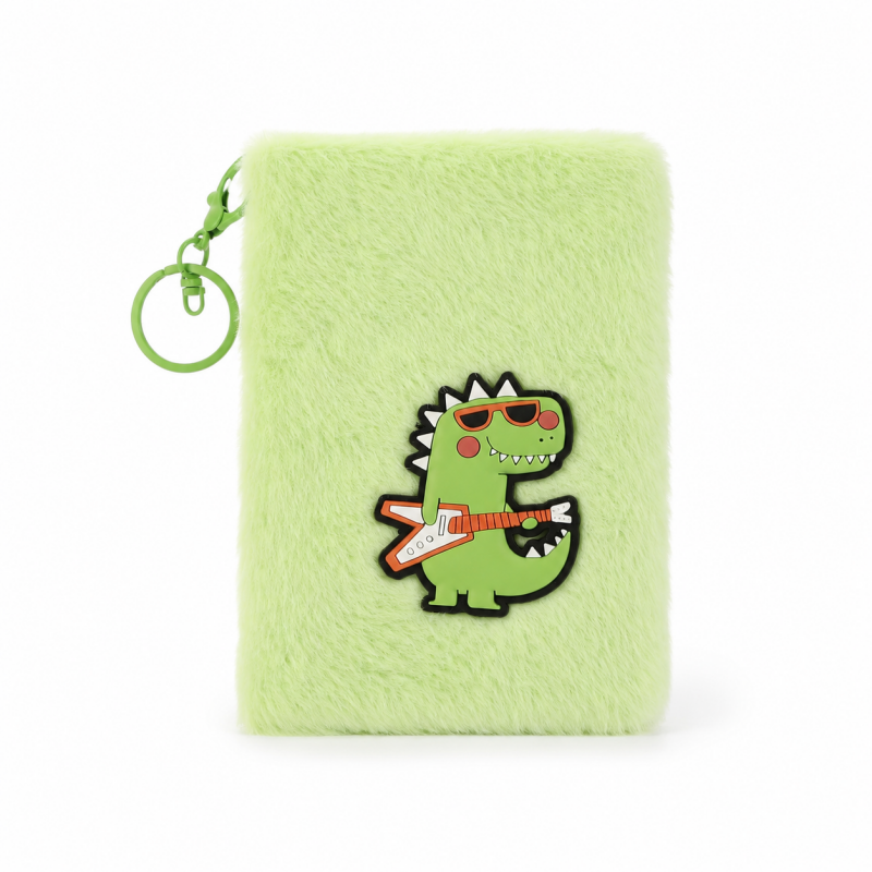 10 Cupcake Plush Keychain Notebook