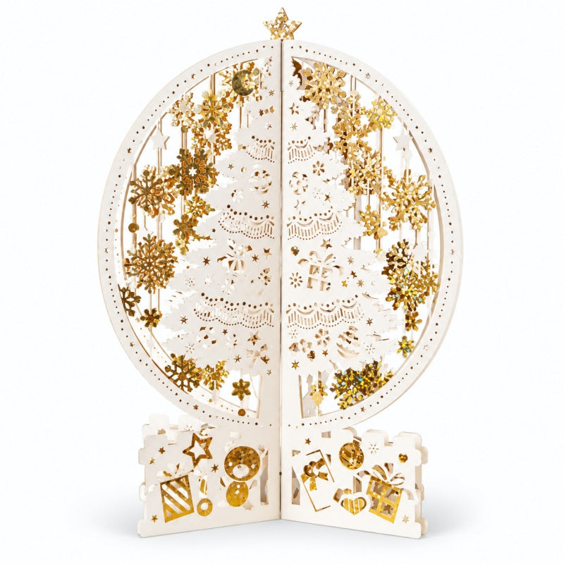 3D Pop-Up Christmas Cards with Gold Foil