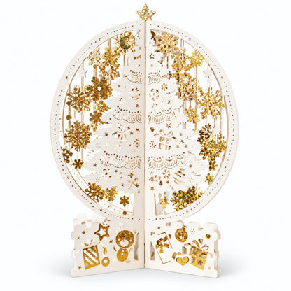 3D Pop-Up Christmas Cards with Gold Foil