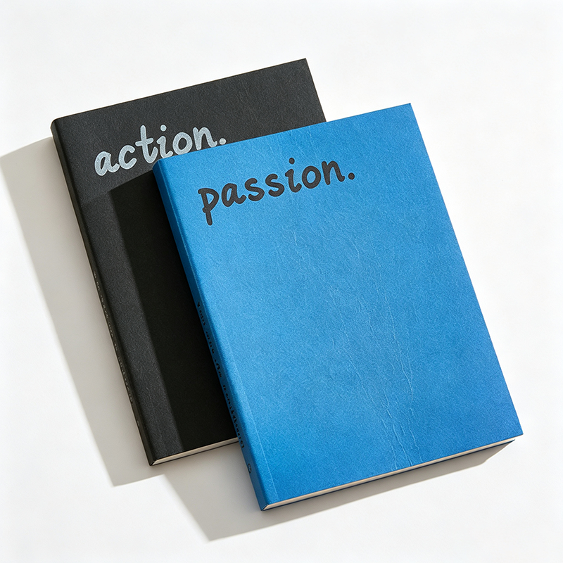 Colorful Bold Word Minimal Notebook