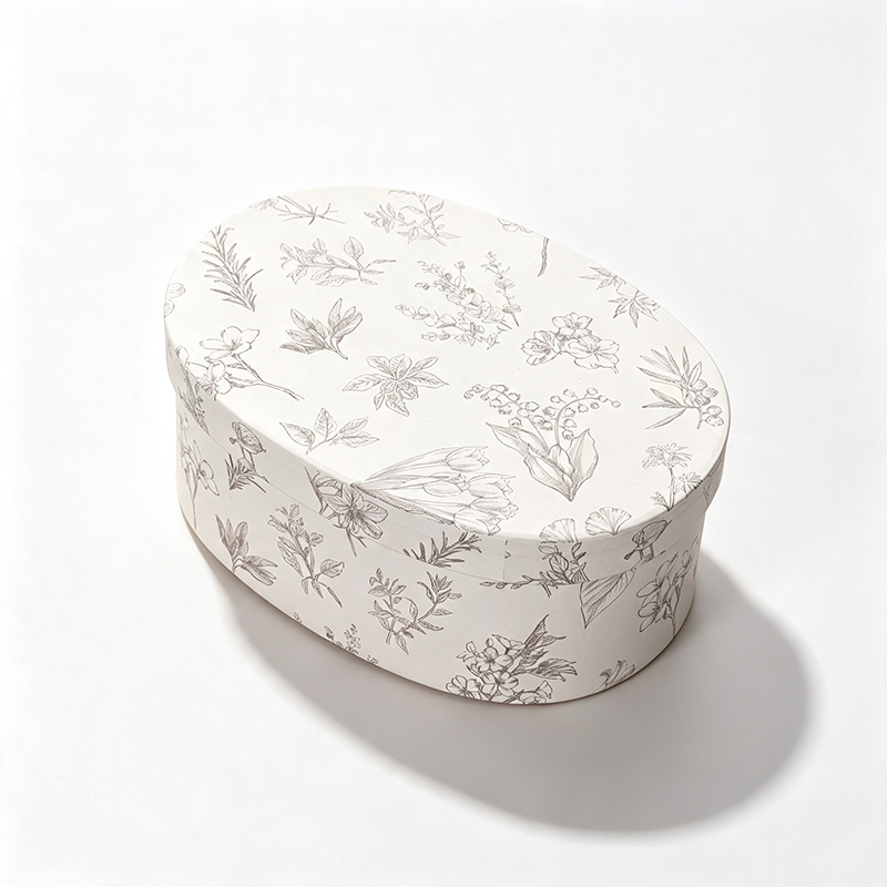 Round Floral Gift Box Set