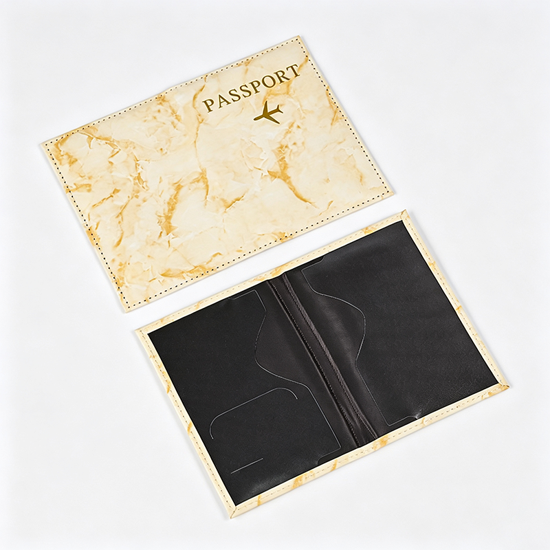 Marble Print Passport Holder