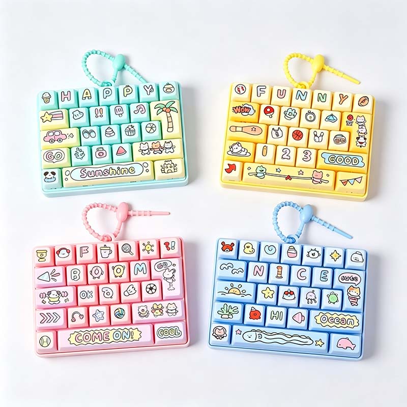 Animal Diary 26 Key Fidget Keychain