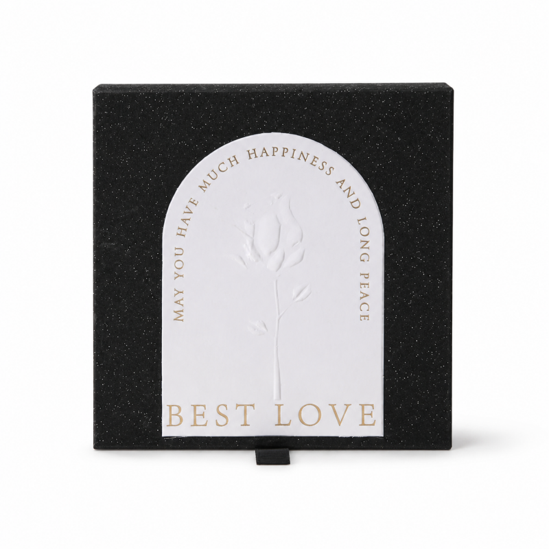 Embossed Square Jewelry Gift Box