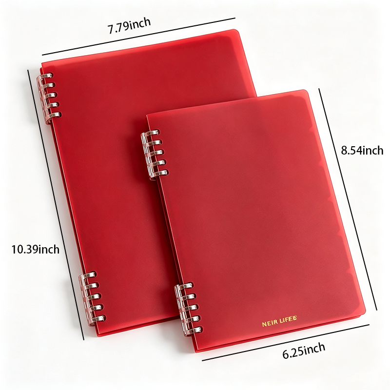 Vintage Side Spiral Binder Notebook