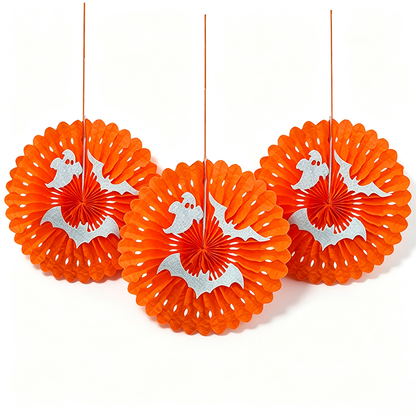Spooky Night Halloween Honeycomb Hanging Decorations