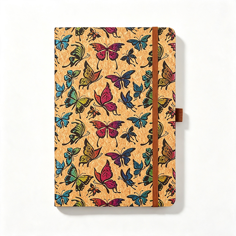 Artisan Pattern Cork Notebook