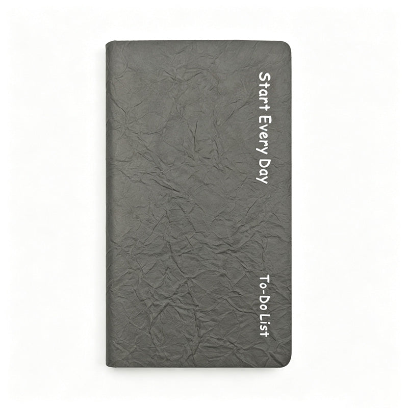Wrinkled PU Daily Planner Notebook